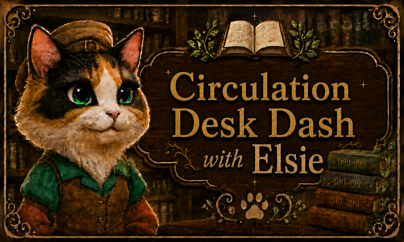 Circulation Desk Dash game banner